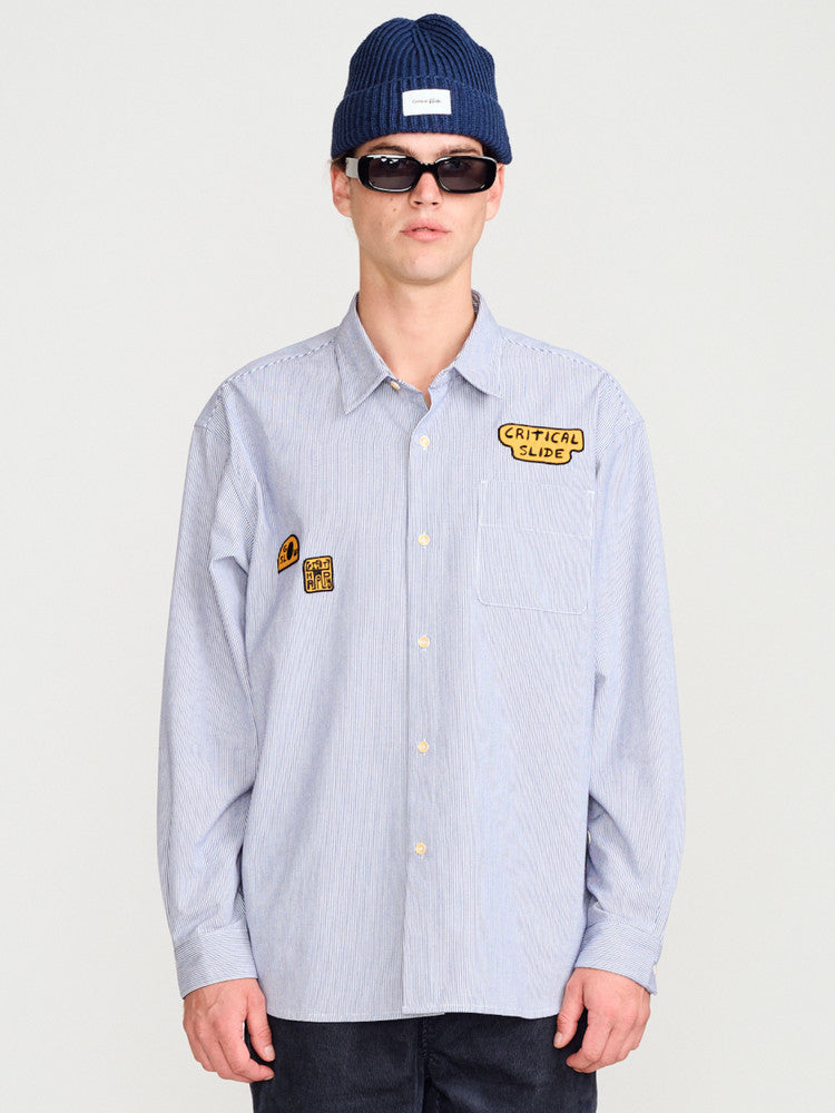 TCSS GO SLOW SHIRT 長袖シャツ BLUE – WCS SURF